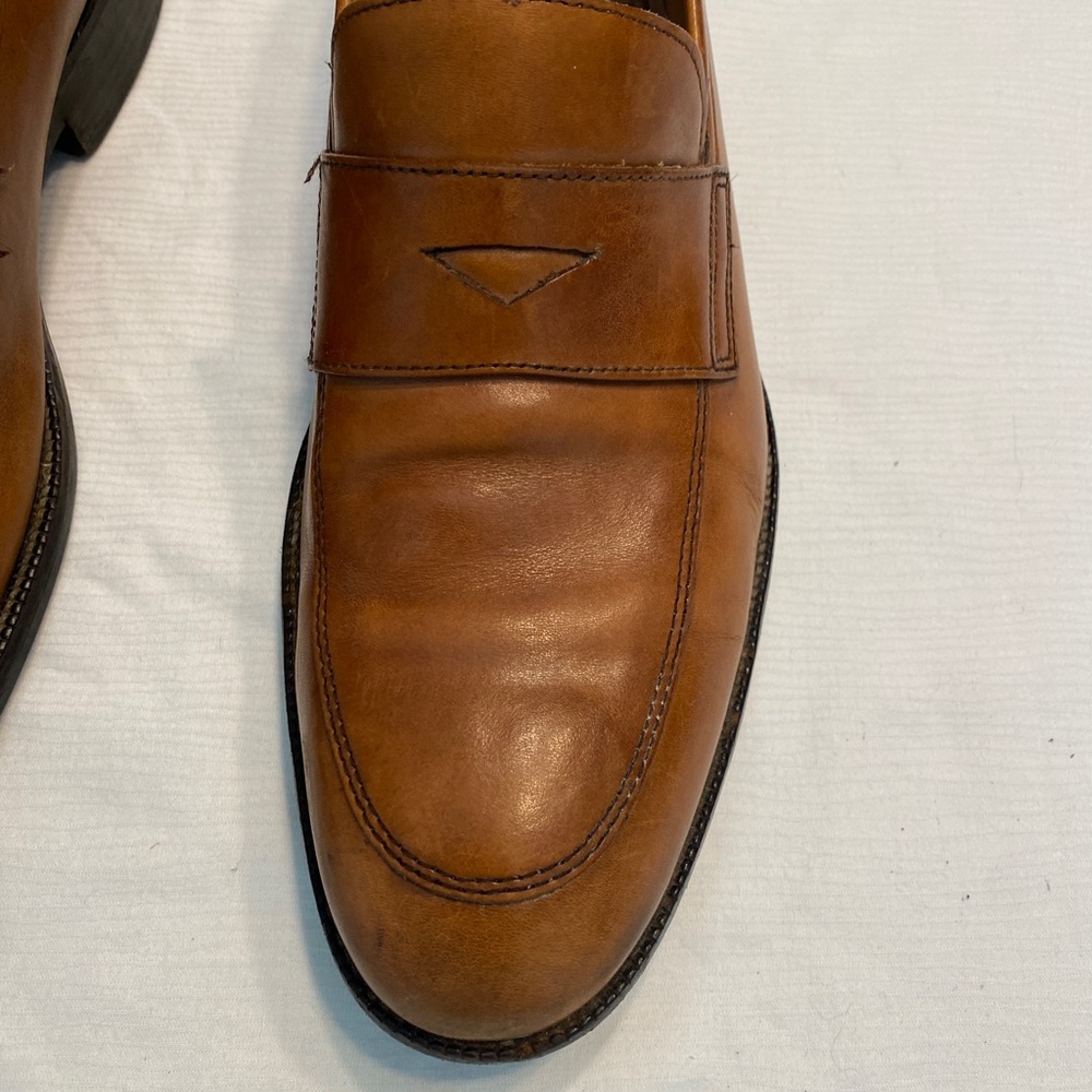 Johnston & Murphy Sheepskin Penny Loafers - Picture 4 of 16